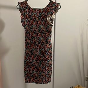 Flower Mini Dress